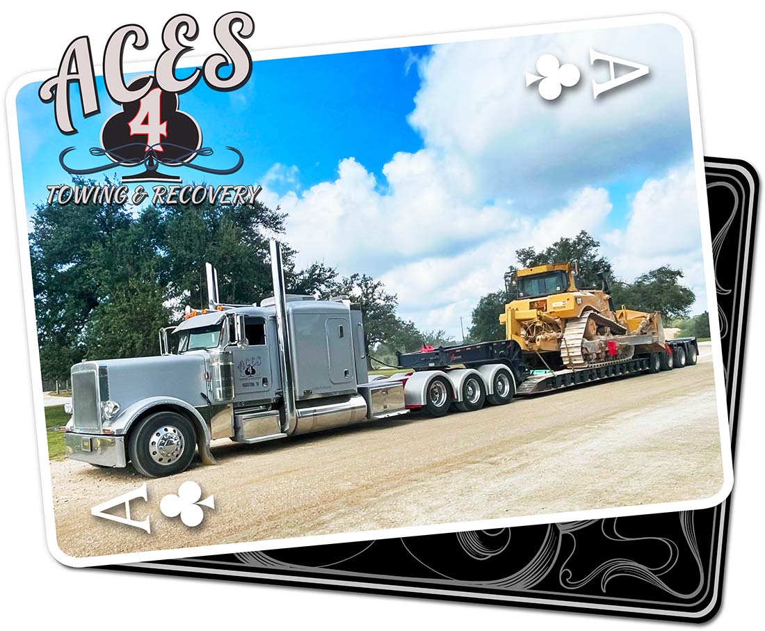 Equipment Transport In Houston Texas | 4 Aces Towing &Amp; Recovery