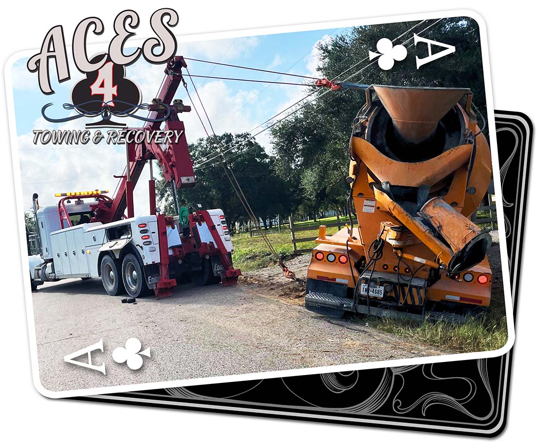 Off-Road Recovery In Houston Texas | 4 Aces Towing &Amp; Recovery